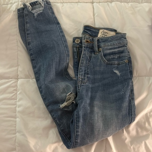 cosmic blue love Denim - Skinny jeans